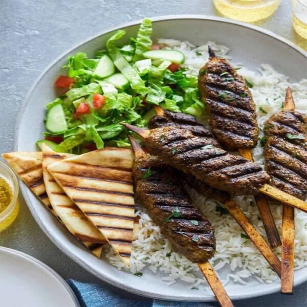 اسياخ شيش طاووق عريضه خشب طبيعي