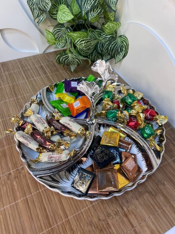 ⁦طبق تسالي بورسلين دائري⁩ - الصورة ⁦4⁩