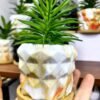 ⁦فازة زرع بورسلين اشكال رخامي بالزرع⁩ - الصورة ⁦3⁩